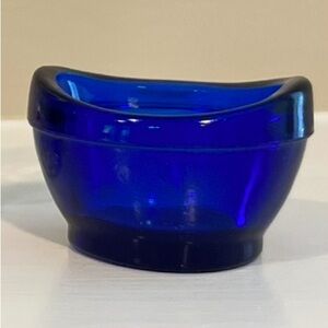 Elegant Cobalt Blue Eye Cup Vintage Approx 1-1/2” Tall